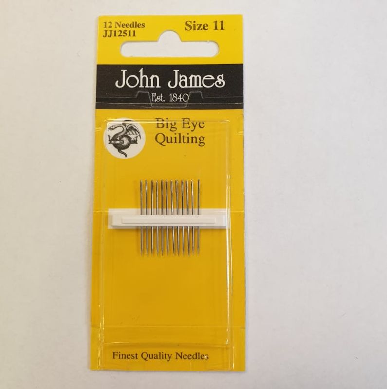 JJames 12511 Big Eye Quilting nål nr 11