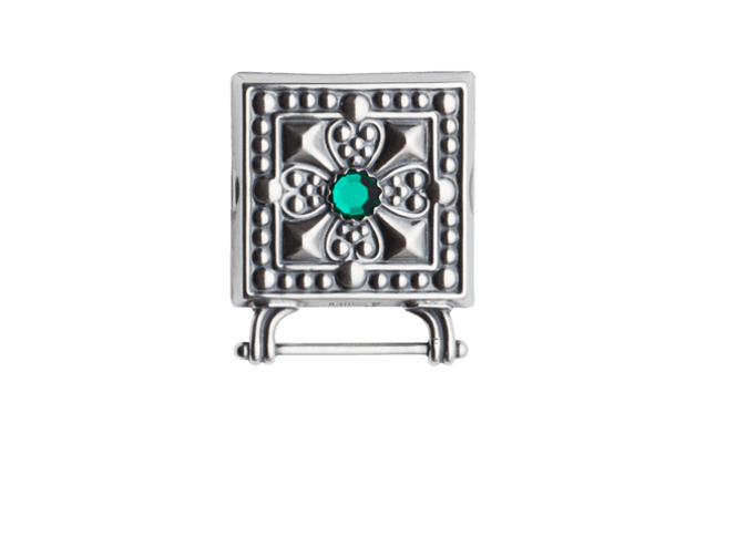 Hovedbilde Veskestøl 092148, oks. m.grønn stein