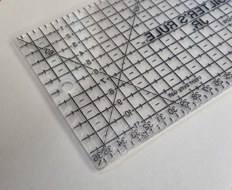 Quilte linjal 12x36cm