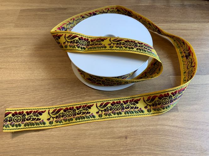 Hovedbilde Florakvaring gul 25 mm