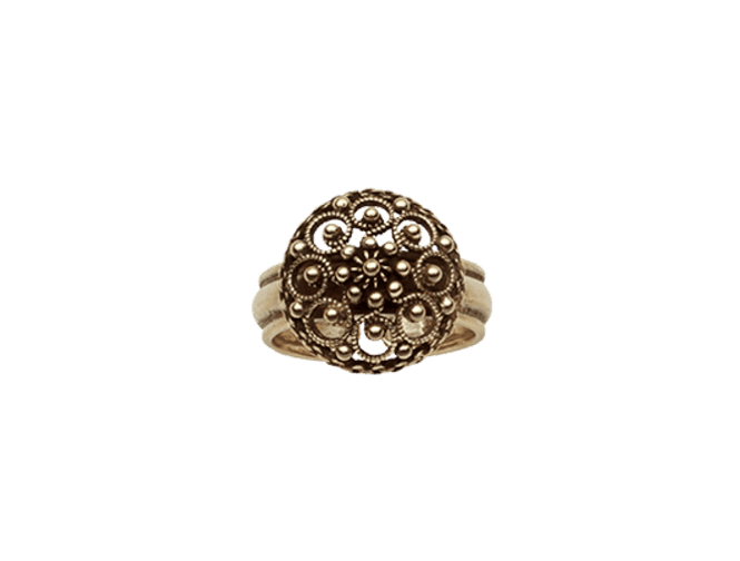 Hovedbilde Bunadsring 373700 - gammelforgylt