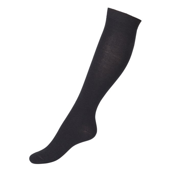Hovedbilde Knestrømper dame svart 100% ull
