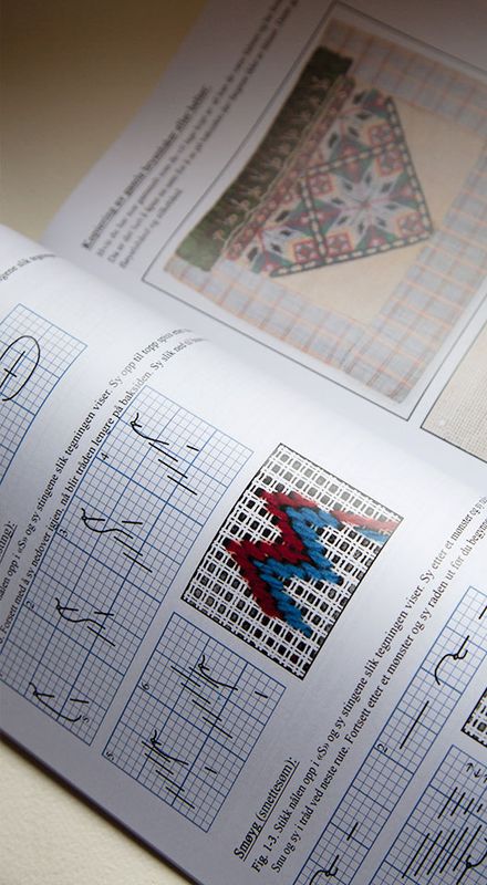 Hefte Fana Brystduker og Belter ullgarn og perler 51-60