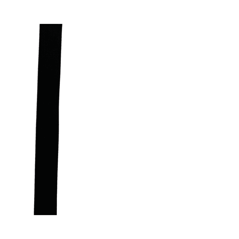 Fløyelsbånd sort 36 mm