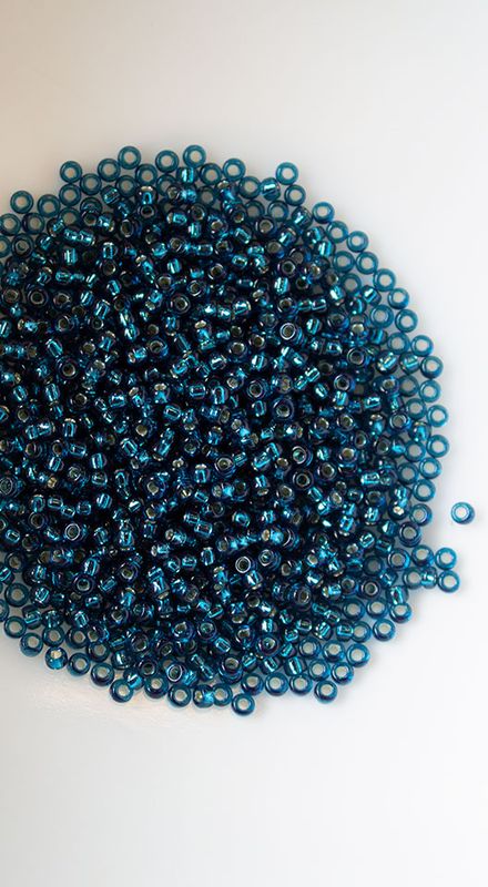 1425 Mørk-blåturkis m/ shimmer
