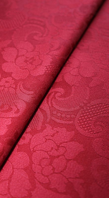 Ulldamask GU 670 farge mørk rustrød