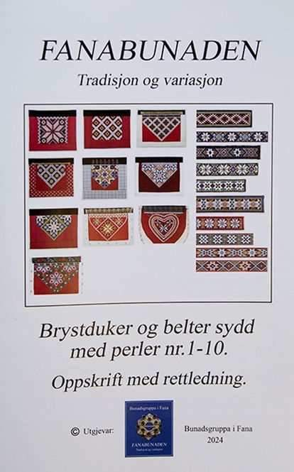 Hovedbilde Hefte Fana Brystduker og Belter perler 1-10